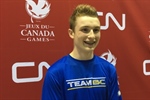 Second silver medal for Victoria diver Bryden Hattie at the 2017 Canada...